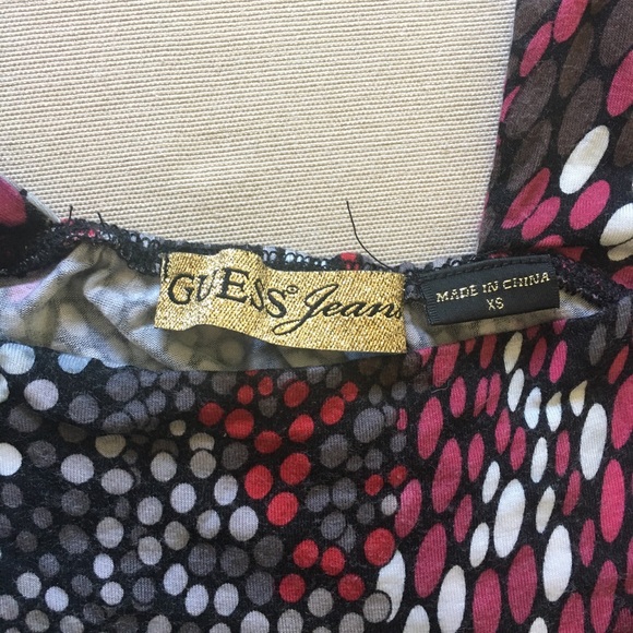 Guess - Babydoll Dress with Multicolor Print - Picture 5 of 5